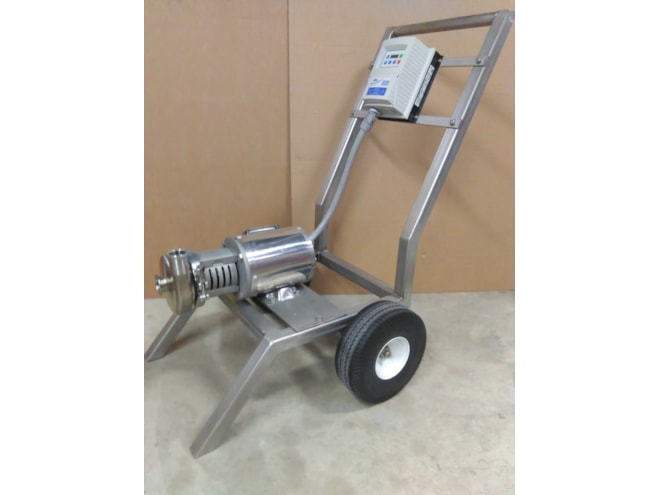 BPH Pump & Equipment Centrifugal Mobile Sanitary Cart